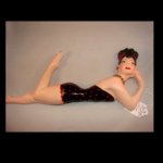 Ronni Pinup Laying Down