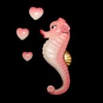 Lovely DeForest mold Seahorse Wall Plaque