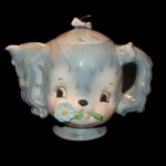 Vintage Lefton Dog Teapot