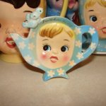 Napco Miss Cutie Pie TeaBag Holder - Blue