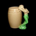 1950 Vintage Sexy Lady - Nude Pinup Girl Mug - Japan Marking