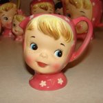 Napco Miss Cutie Pie Creamer - Pink