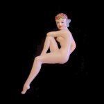 Yvette Nude Pinup Wall Plaque