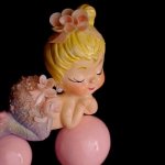 Melanie Sleeping Sailor Valentine Mermaid Wall Plaque
