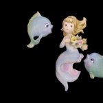 Adrian or Ashley Fish Pair Wall Plaque