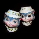 Vintage Lefton Miss Priss Kitty Cat Salt and Pepper Shakers
