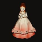 Vintage Josef Originals Girl Lady Lipstick Holder
