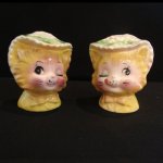 Enesco Winkin Kitty Buttercup Kitty Salt and Pepper Shakers