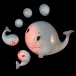 Fannie Whale or Her babies Freddie and Feebie