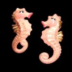 Vintage Style Seahorse Wall Plaque