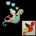 Cassandra Mermaid on Seahorse
